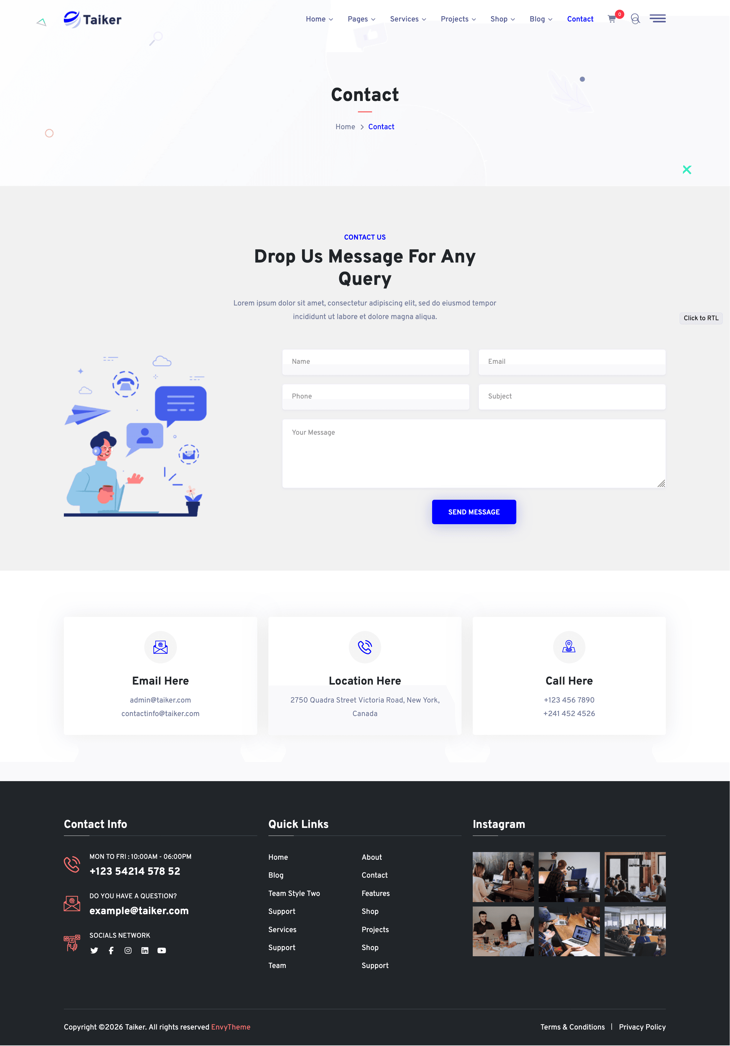 Corporate Website Screenshot 2