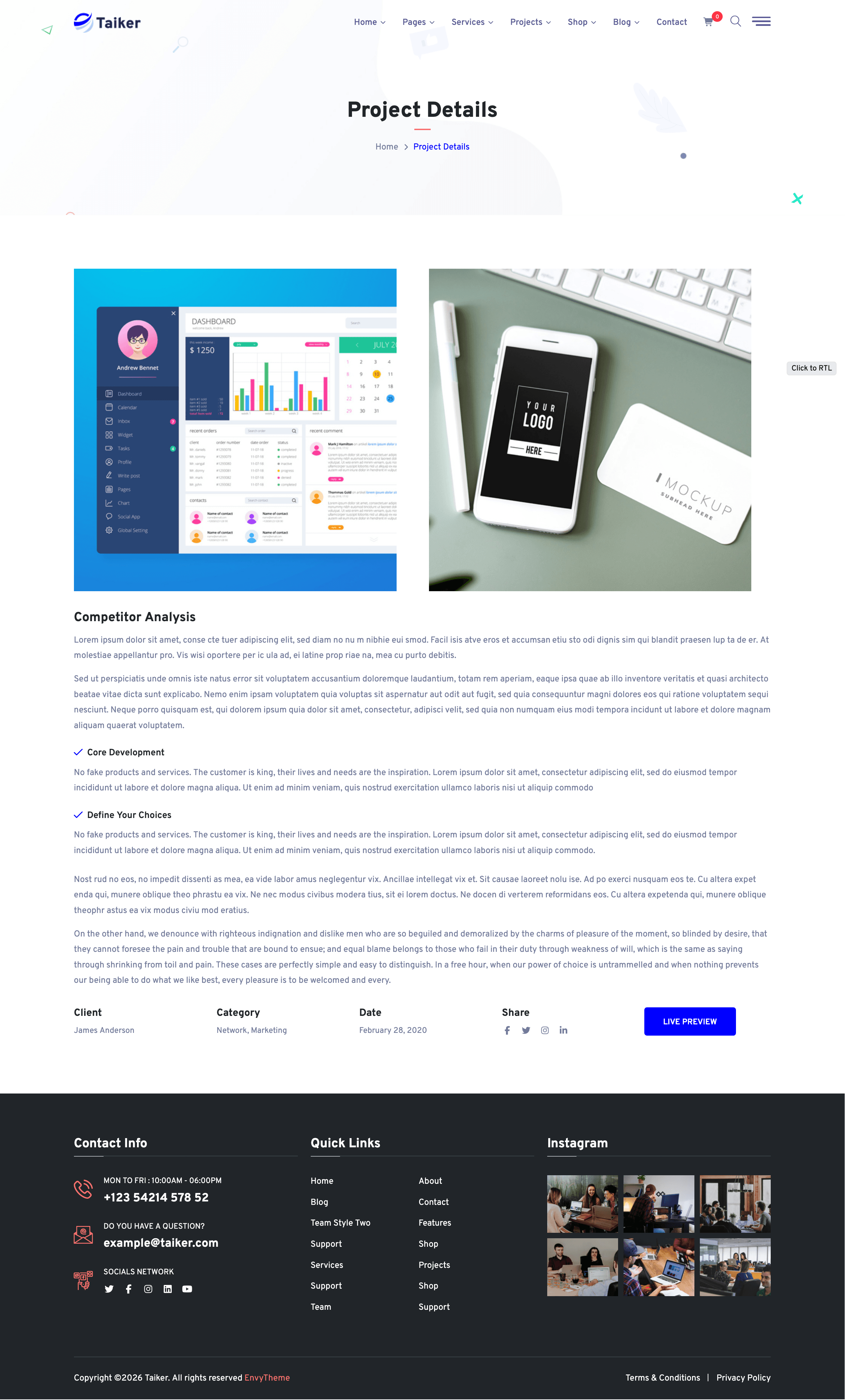 Corporate Website Screenshot 3