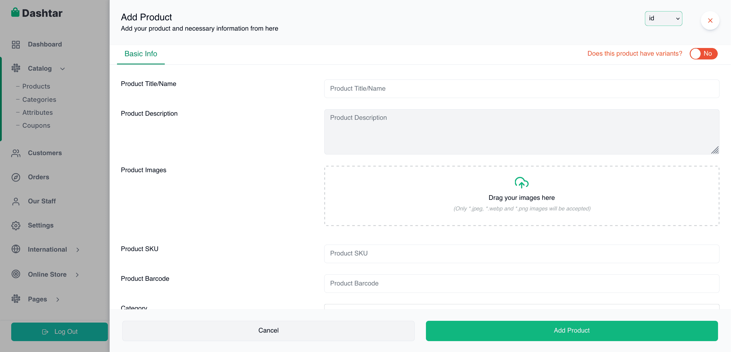 E-Commerce Dashboard Screenshot 2