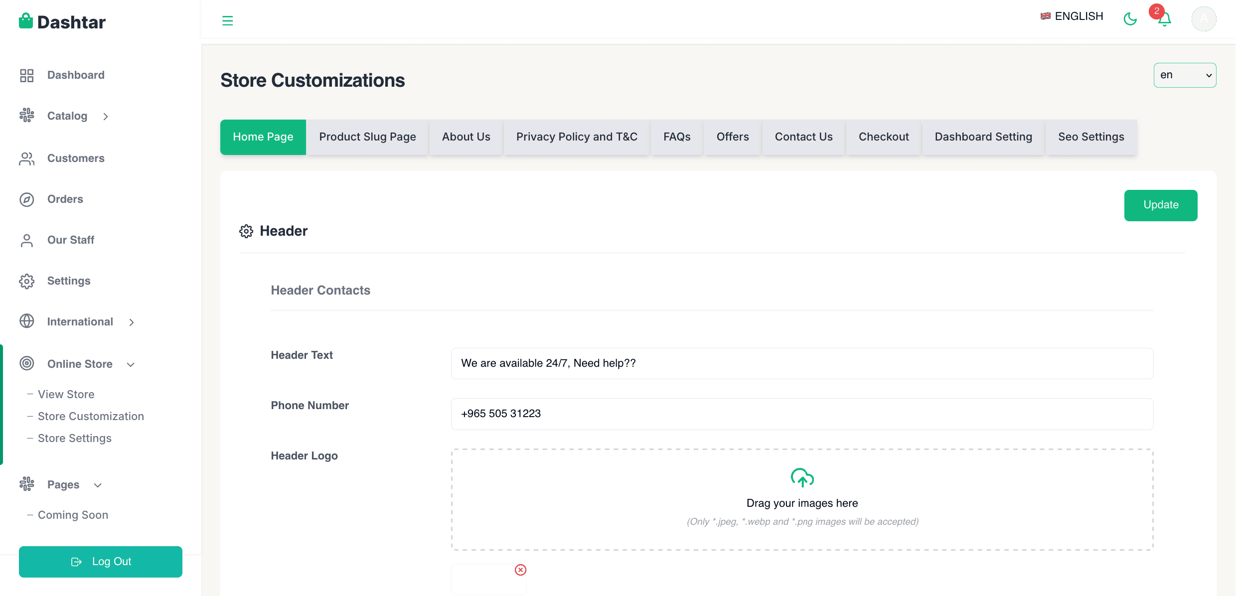 E-Commerce Dashboard Screenshot 4