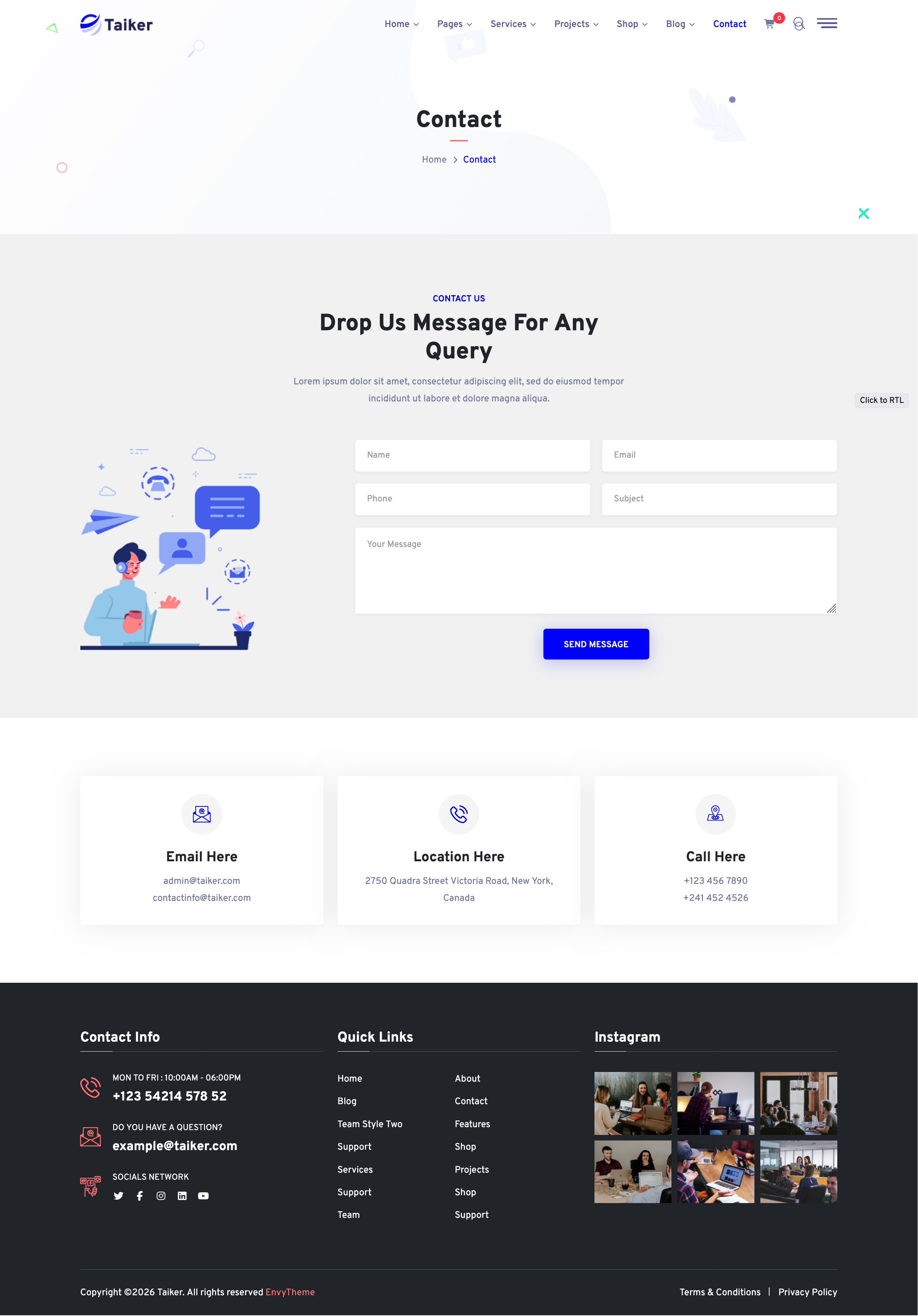 Corporate Website Screenshot 2