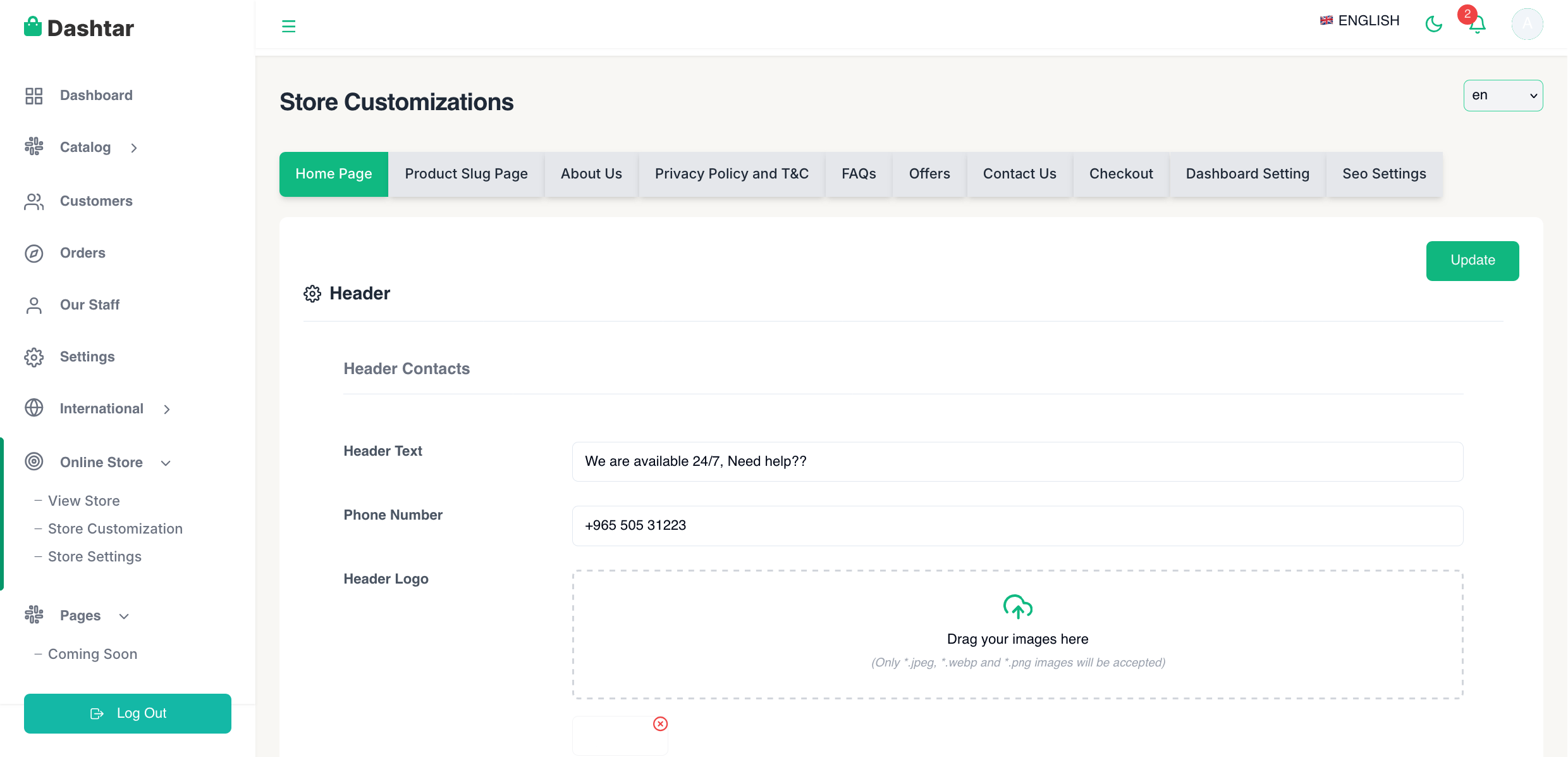 E-Commerce Dashboard Screenshot 4